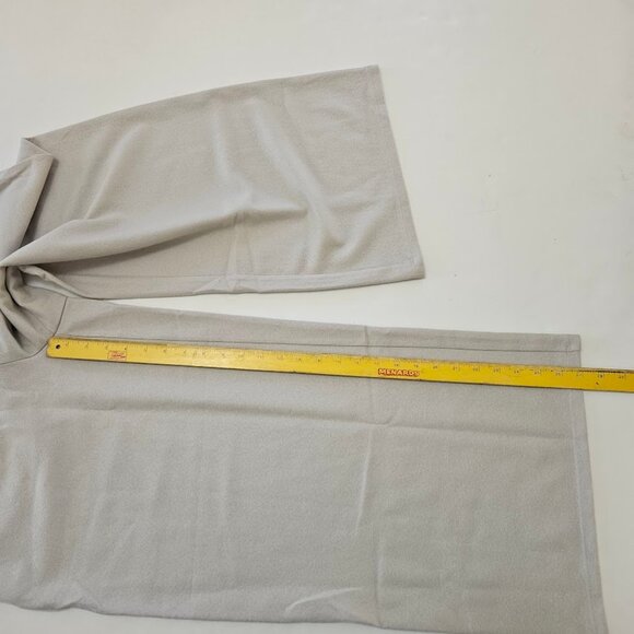 NWT Eileen Fisher Felted Wool Jersey Wide Leg Ankle Pant Chalk M - Picture 11 of 11